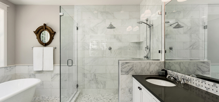 bathroom shower door installation in Sunnyvale